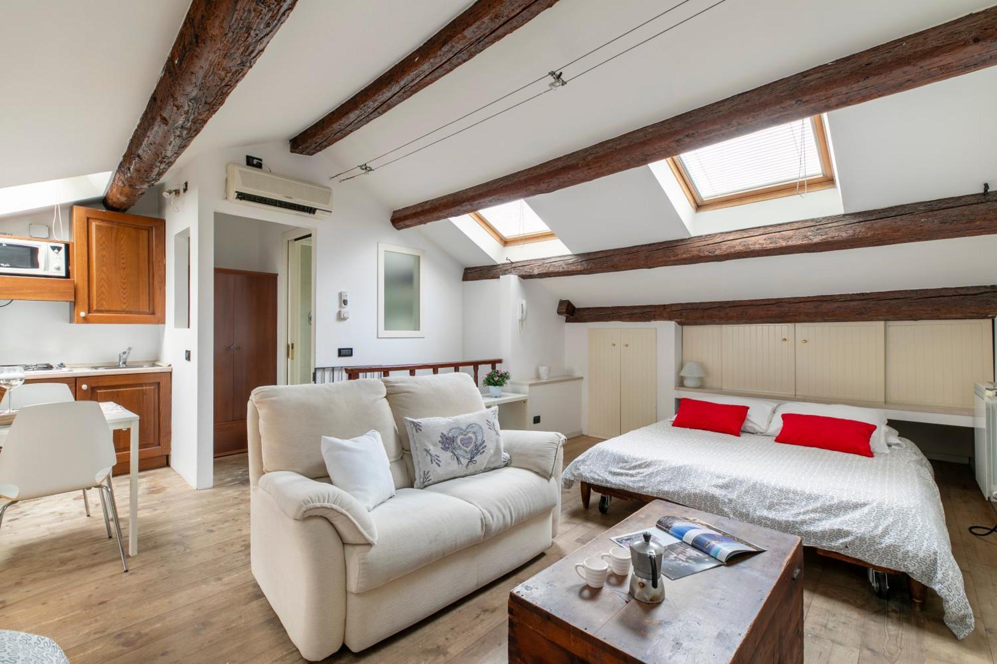 ונציה Nice Lovely Attic For 4 Person With Wifi - A/C מראה חיצוני תמונה
