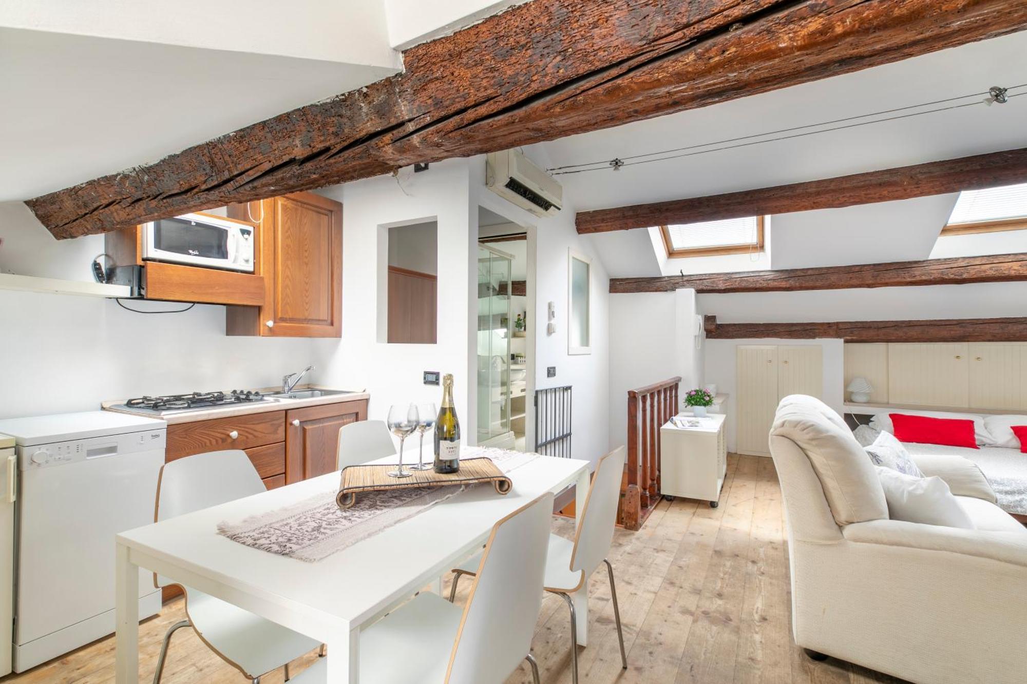 ונציה Nice Lovely Attic For 4 Person With Wifi - A/C מראה חיצוני תמונה