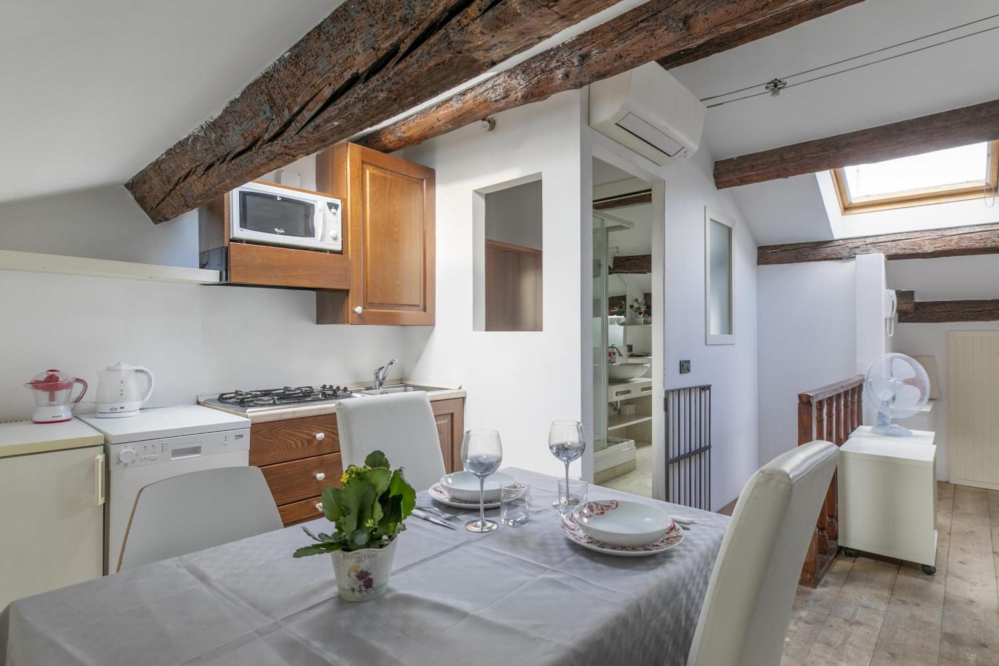 ונציה Nice Lovely Attic For 4 Person With Wifi - A/C מראה חיצוני תמונה